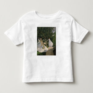 Camiseta De Bebé Mujeres de Claude Monet el en el jardín, 1866