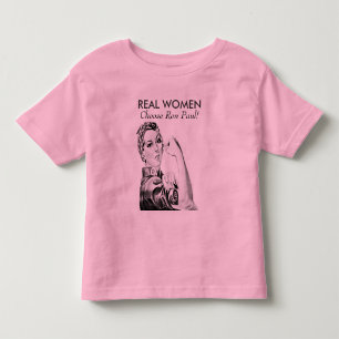 Camiseta De Bebé Mujeres Reales Escogen Ron Paul Baby