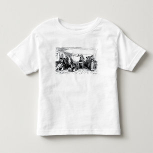 Camiseta De Bebé Mujeres y niños que hacen los zapatos