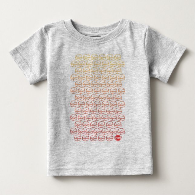 Camiseta De Bebé Multiplique Krystals (Anverso)