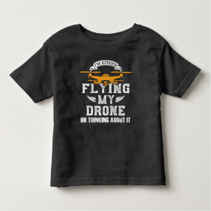 Camiseta De Bebé Multirotor de piloto de drones Quadcopter volando 