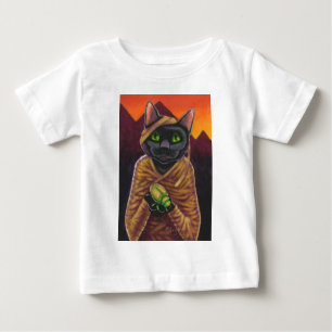 Camiseta De Bebé Mumami de gato negro