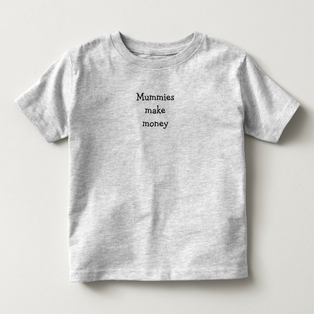 Camiseta De Bebé Mummies Tongue Twister T's Toddler T-shirt (Anverso)