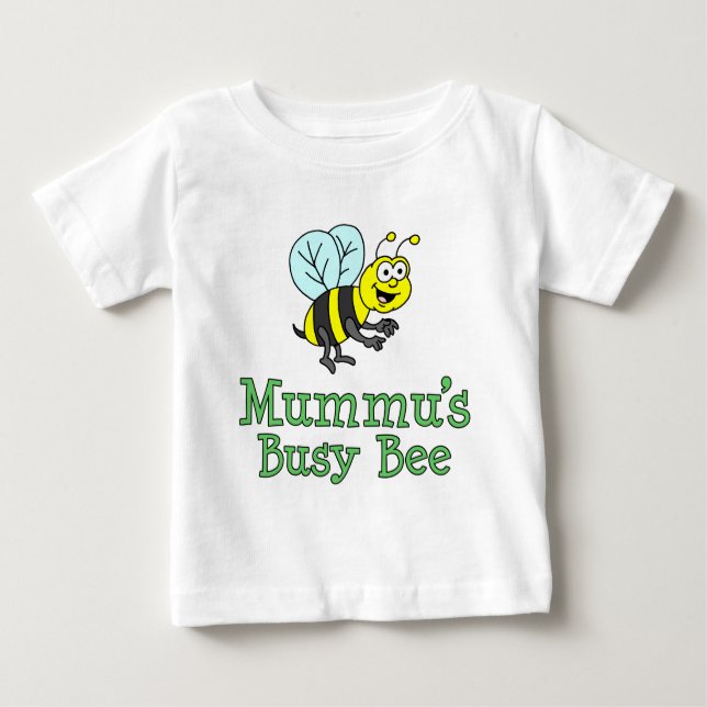 Camiseta De Bebé Mummu's Busy Bee (Anverso)