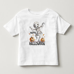 Camiseta De Bebé Mummy se mueve - Un saludo de Halloween en envuelt