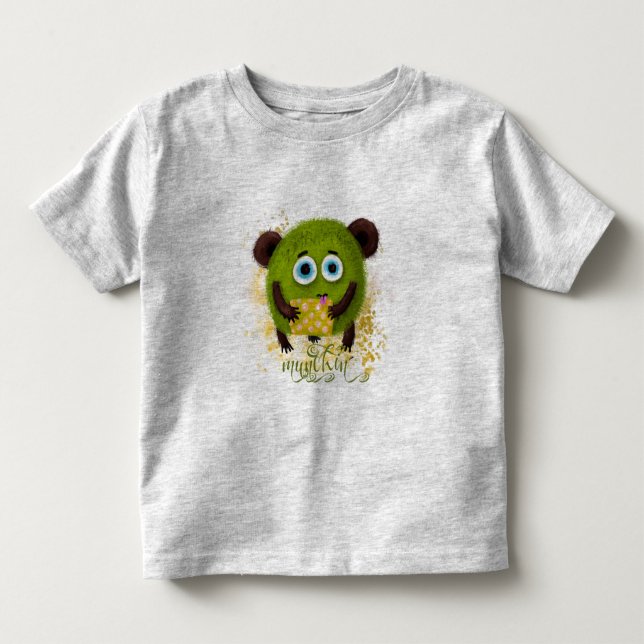 Camiseta De Bebé Munching Monster (Anverso)
