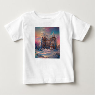 Camiseta De Bebé Mundo de Cuento de Hadas, Castillo de Invierno, Ca