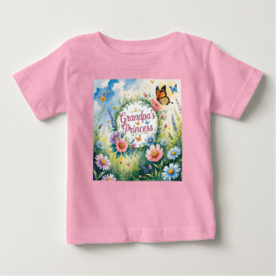 Camiseta De Bebé Mundo de Cuento de Hadas La Princesa de Abuelo
