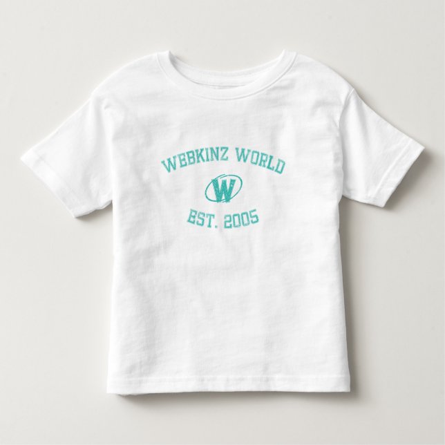 Camiseta De Bebé Mundo Est de Webkinz. 2005 (Anverso)