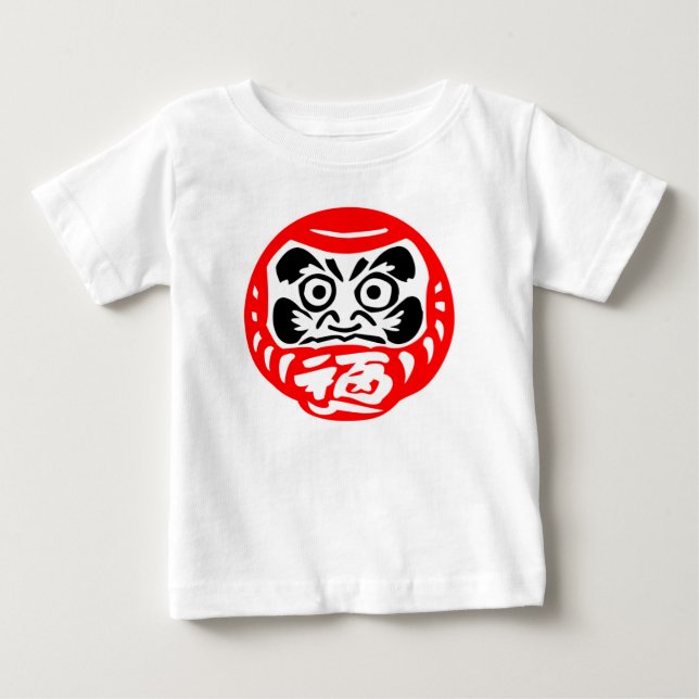 Camiseta De Bebé Muñeco Daruma (Anverso)