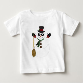 Camiseta De Bebé Muñeco de nieve