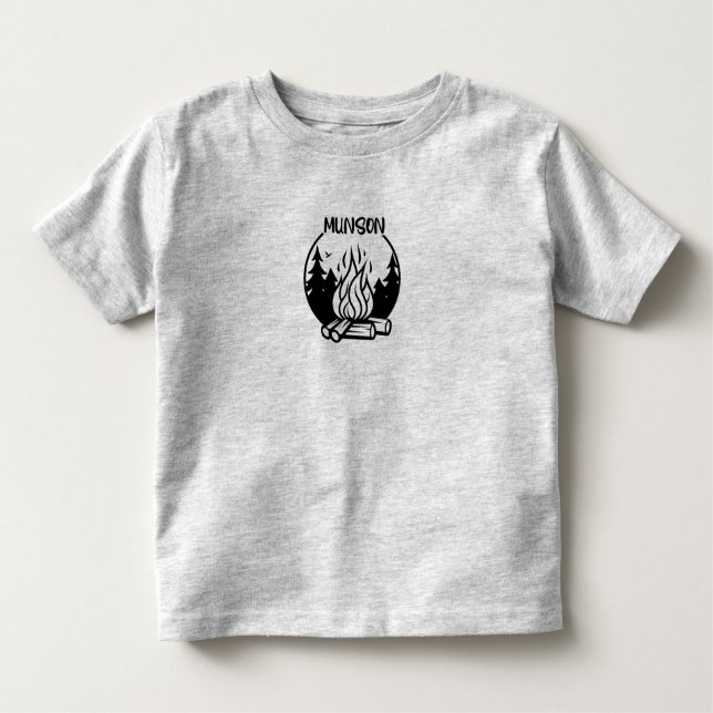 Camiseta De Bebé Munson Camping (Anverso)