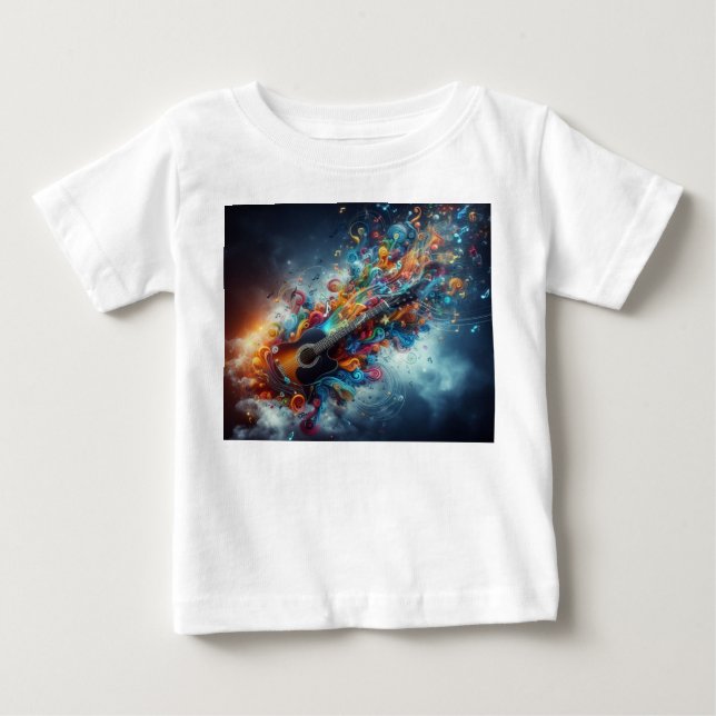 Camiseta De Bebé musica (Anverso)
