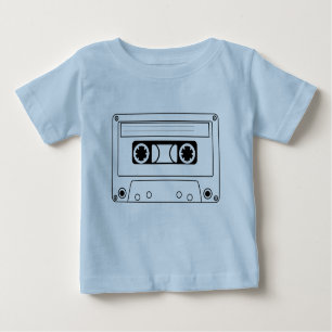 Camiseta De Bebé Música de grunge de cinta retro