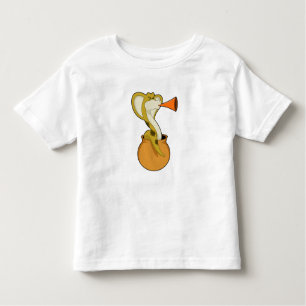Camiseta De Bebé Música de trompeta de serpiente