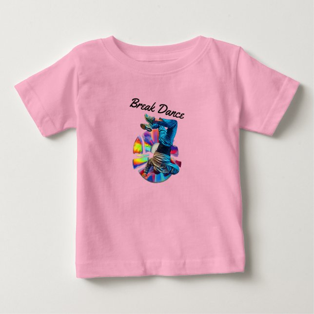 Camiseta De Bebé Música - Romper la camiseta del bebé bailando (Anverso)