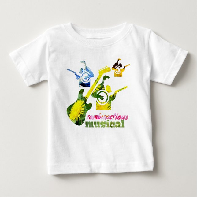 Camiseta De Bebé musical rambuncio (Anverso)