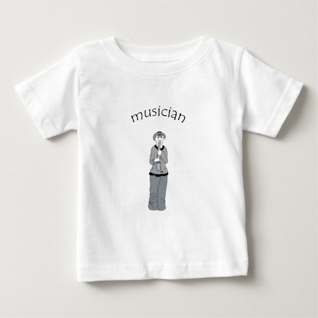 Camiseta De Bebé músico (Anverso)