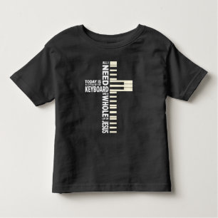 Camiseta De Bebé Músico cristiano del teclado Jesús Amante