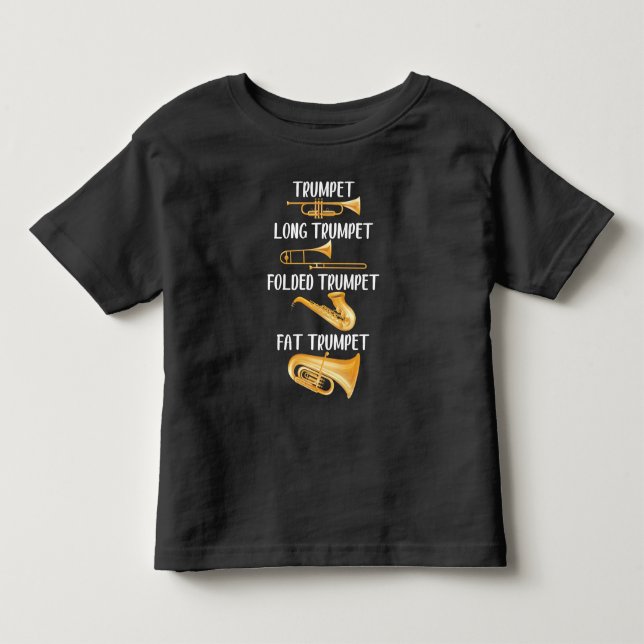 Camiseta De Bebé Músico de Trumpets Player Music Instrument (Anverso)