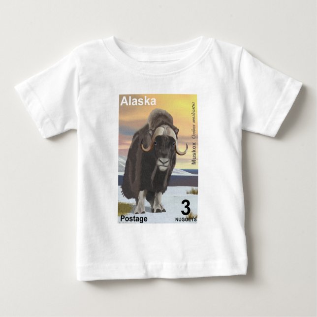 Camiseta De Bebé Muskox (Anverso)