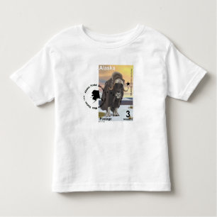 Camiseta De Bebé Muskox Stamp Souvenir