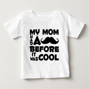 Camiseta De Bebé Mustache Mom
