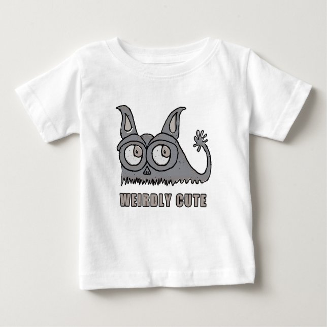 Camiseta De Bebé Mutante de gato cósmico (Anverso)