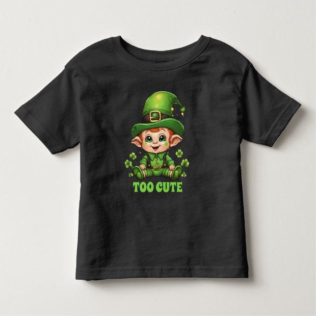 Camiseta De Bebé ¡Muy lindo el día del bebé Leprechaun San Patricio (Anverso)