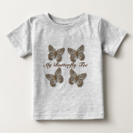 Camiseta De Bebé My Butterfly Tee Personalizado