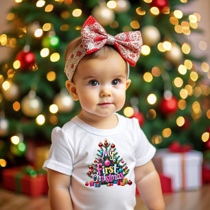 Camiseta De Bebé My First Christmas