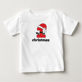 Camiseta De Bebé My first Christmas Baby T-S, Baby shower Gift,