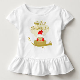 Camiseta De Bebé My First Christmas Eve