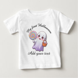 Camiseta De Bebé My First Halloween Ghost Baby Tee