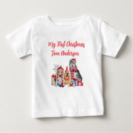 CAMISETA DE BEBÉ MY FIRST XMAS
