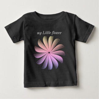 Camiseta De Bebé my flower Baby t shirt