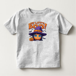 Camiseta De Bebé My Little Boo Cute Halloween Ghost in Witch Hat