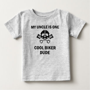 Camiseta De Bebé My Uncle Is One Cool Biker Dude