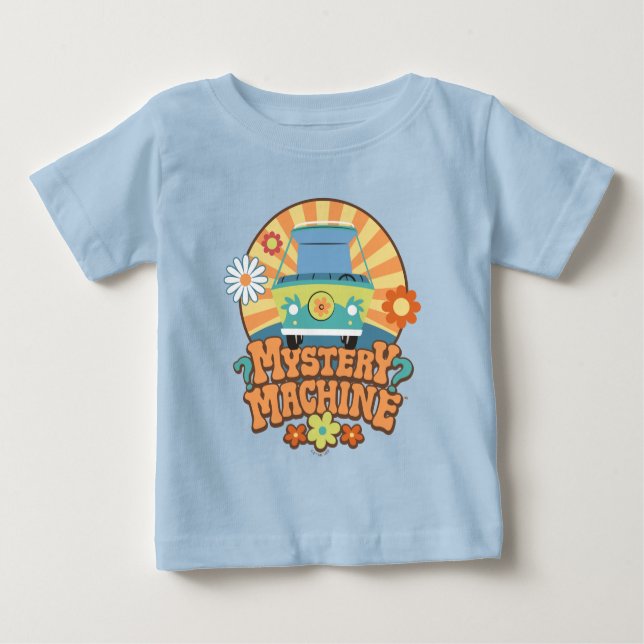 Camiseta De Bebé Mystery Machine Van Floral Graphic (Anverso)