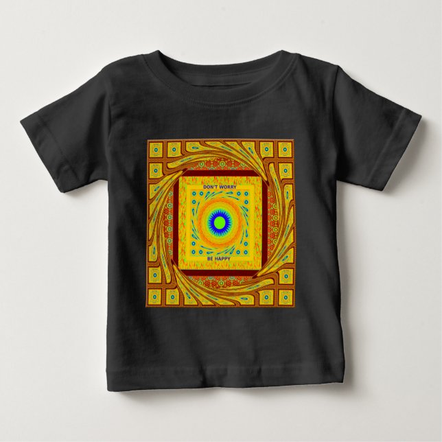 Camiseta De Bebé Mystic African Eye Wall Art (Muro ocular místico a (Anverso)