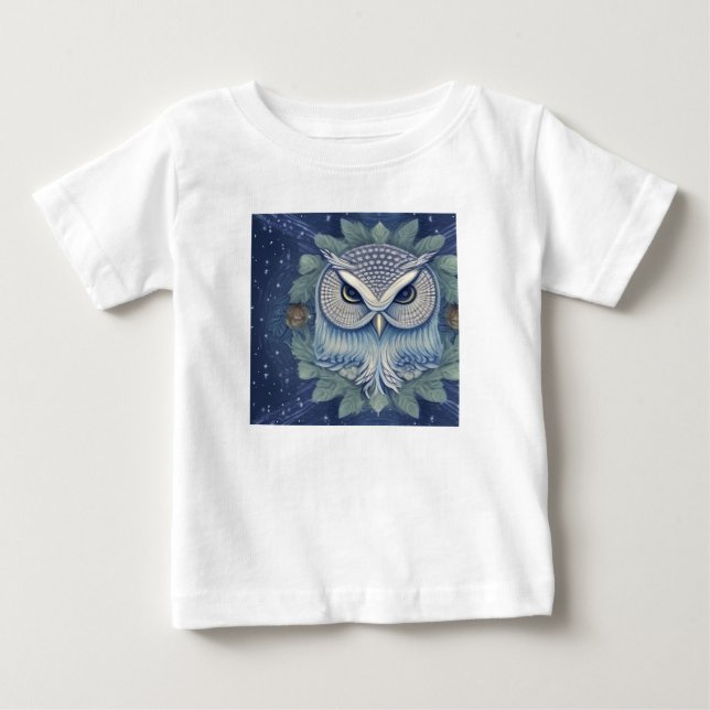 Camiseta De Bebé Mystical Fantasy Forest Owl (Anverso)