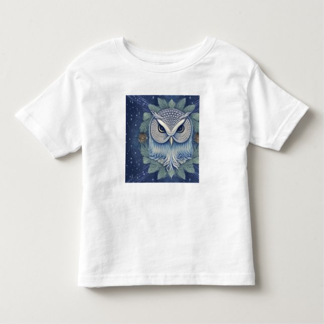 Camiseta De Bebé Mystical Fantasy Forest Owl (Anverso)