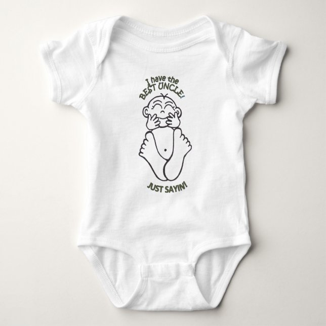 Camiseta De Bebé myuncle2 (Anverso)