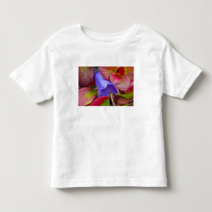 Camiseta De Bebé N.A., EE. UU., Alaska. Campanilla azul en la tund