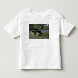 Camiseta De Bebé N.A., EE. UU., Texas, Devine, Viejo vagón y