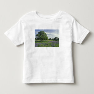 Camiseta De Bebé N.A, EE. UU., Texas, lago Buchanan, robles y azul