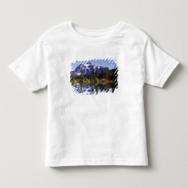 Camiseta De Bebé N.A., EE. UU., Washington, Mt. Baker y Snoqualmie (Anverso)