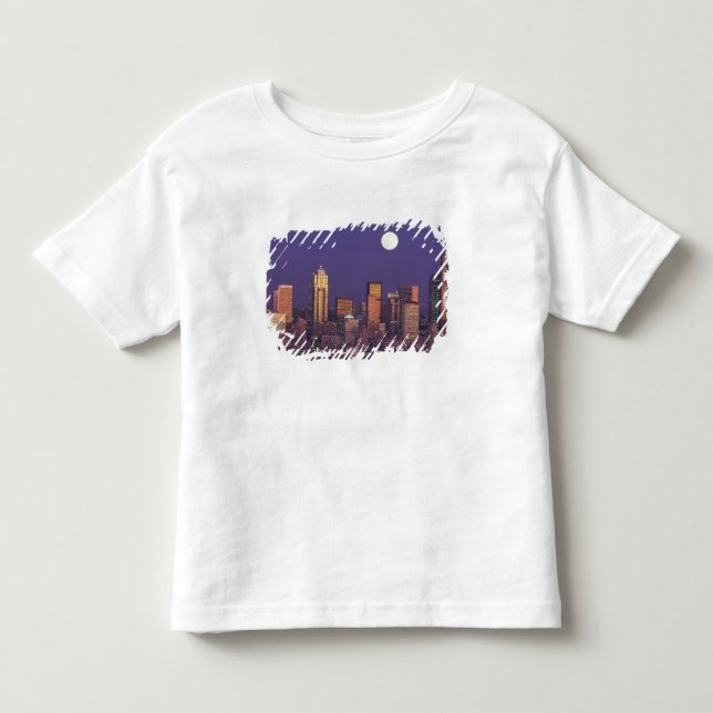 Camiseta De Bebé N.A., EE. UU., Washington, Seattle Horizonte de Se (Anverso)