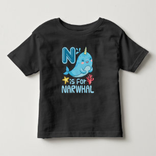 Camiseta De Bebé N es para Narwhal
