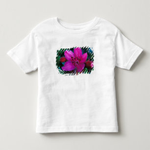 Camiseta De Bebé NA, EE. UU., Alaska, Islas Aleutianas, Flores silv